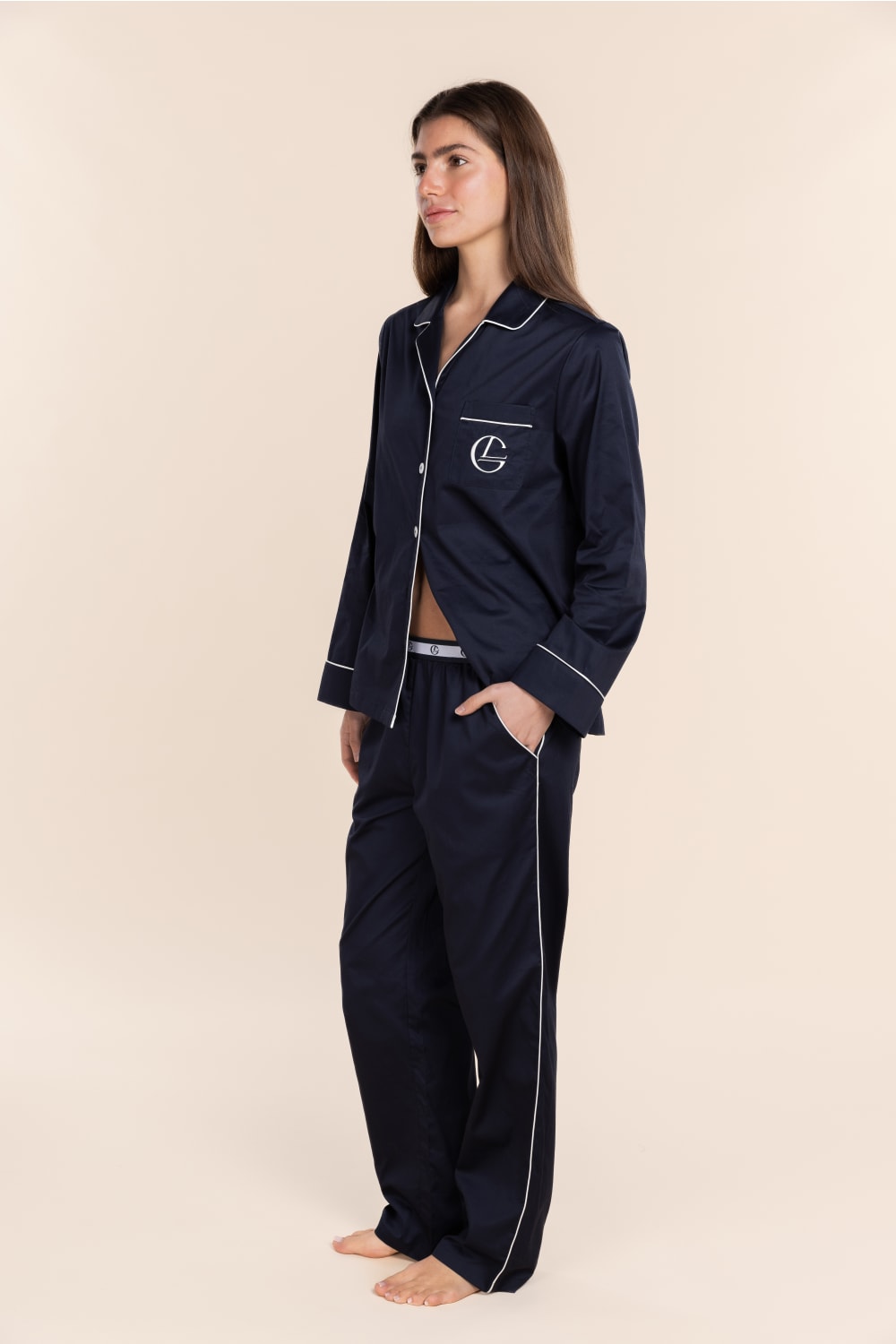 Susanna Cotton Long PJ Set