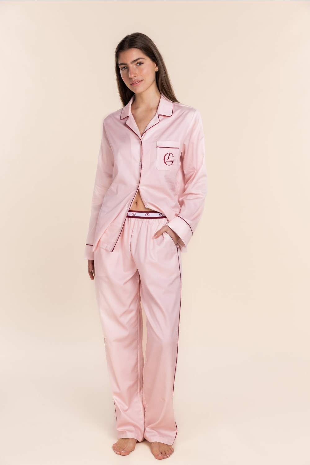 Susanna Cotton Long PJ Set