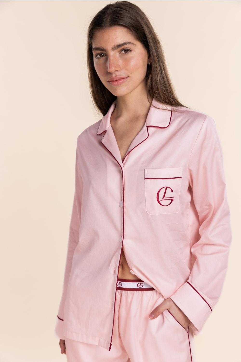 Susanna Cotton Long PJ Set