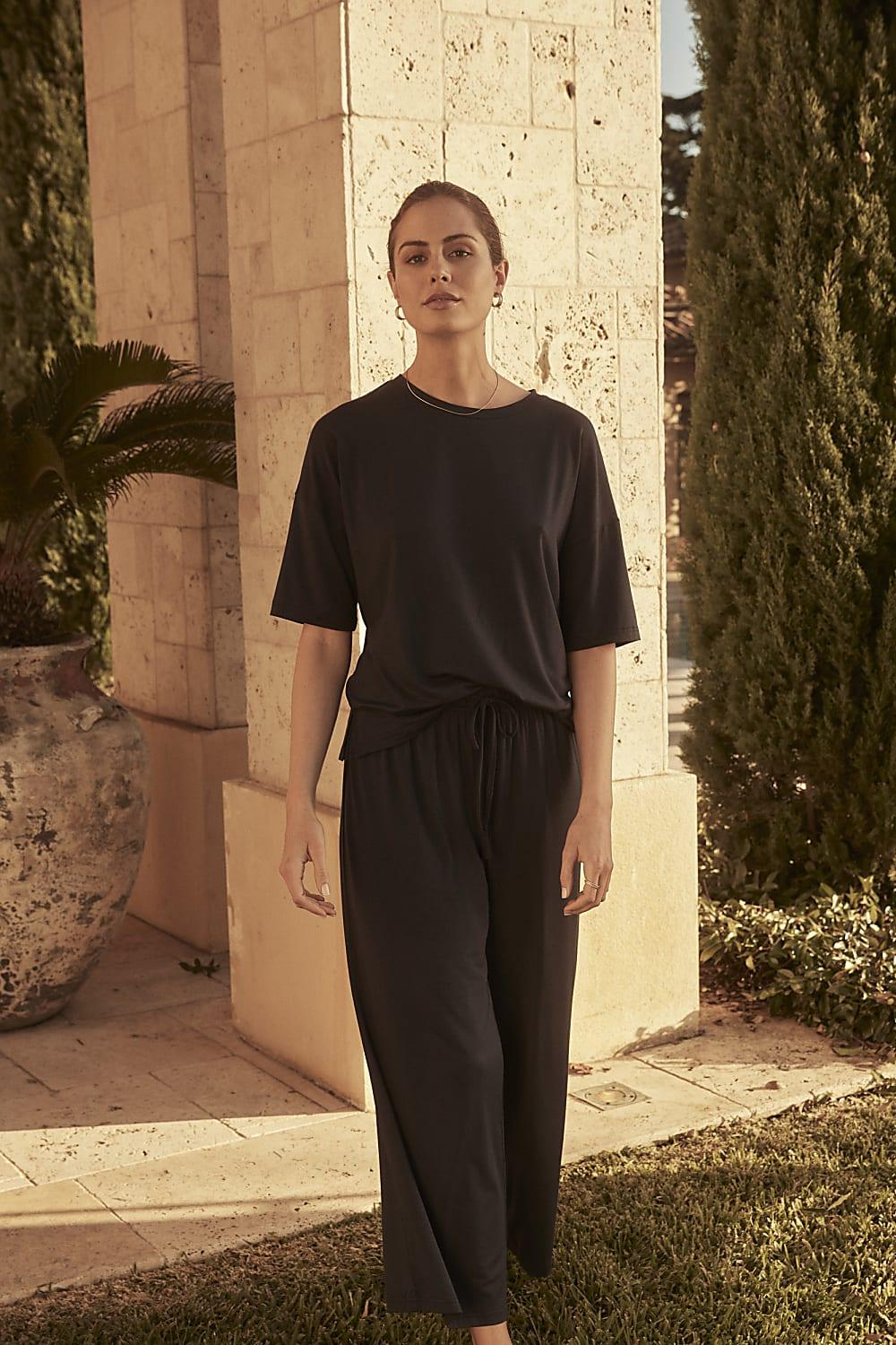Taylor Navy Wide Leg Modal PJ