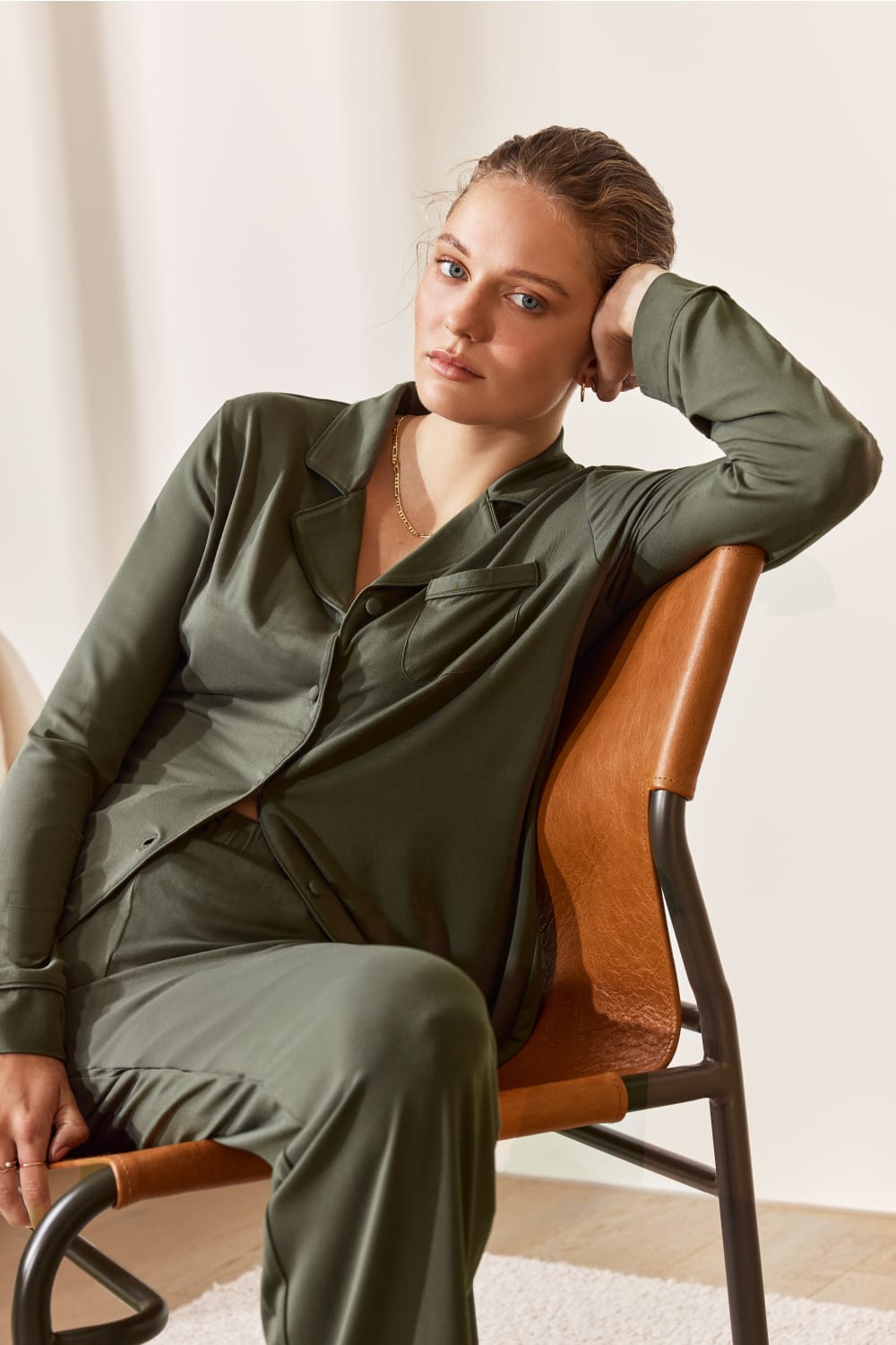 Tessa Bamboo Long PJ set