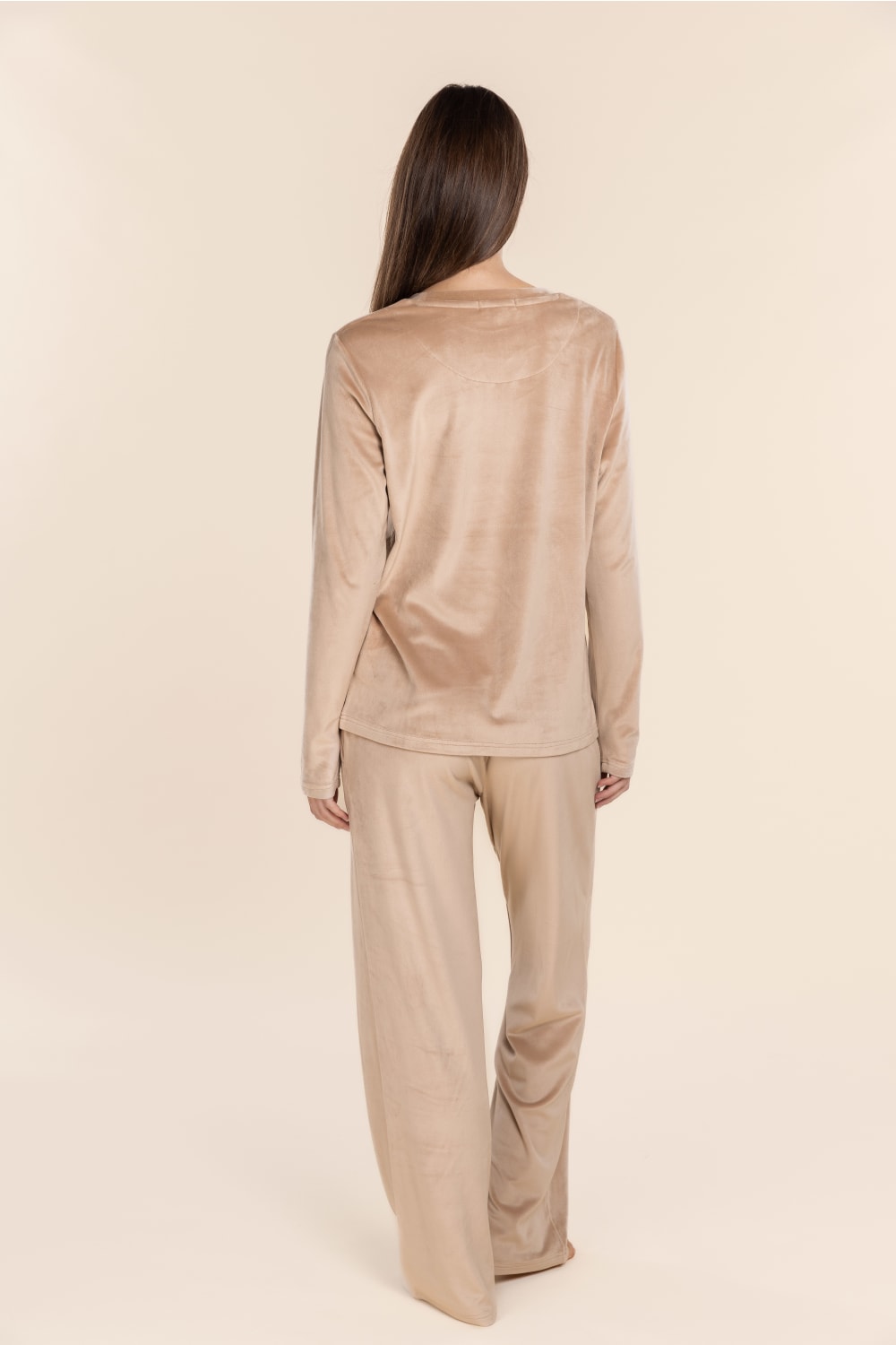 Thea Velour Long Lounge Set