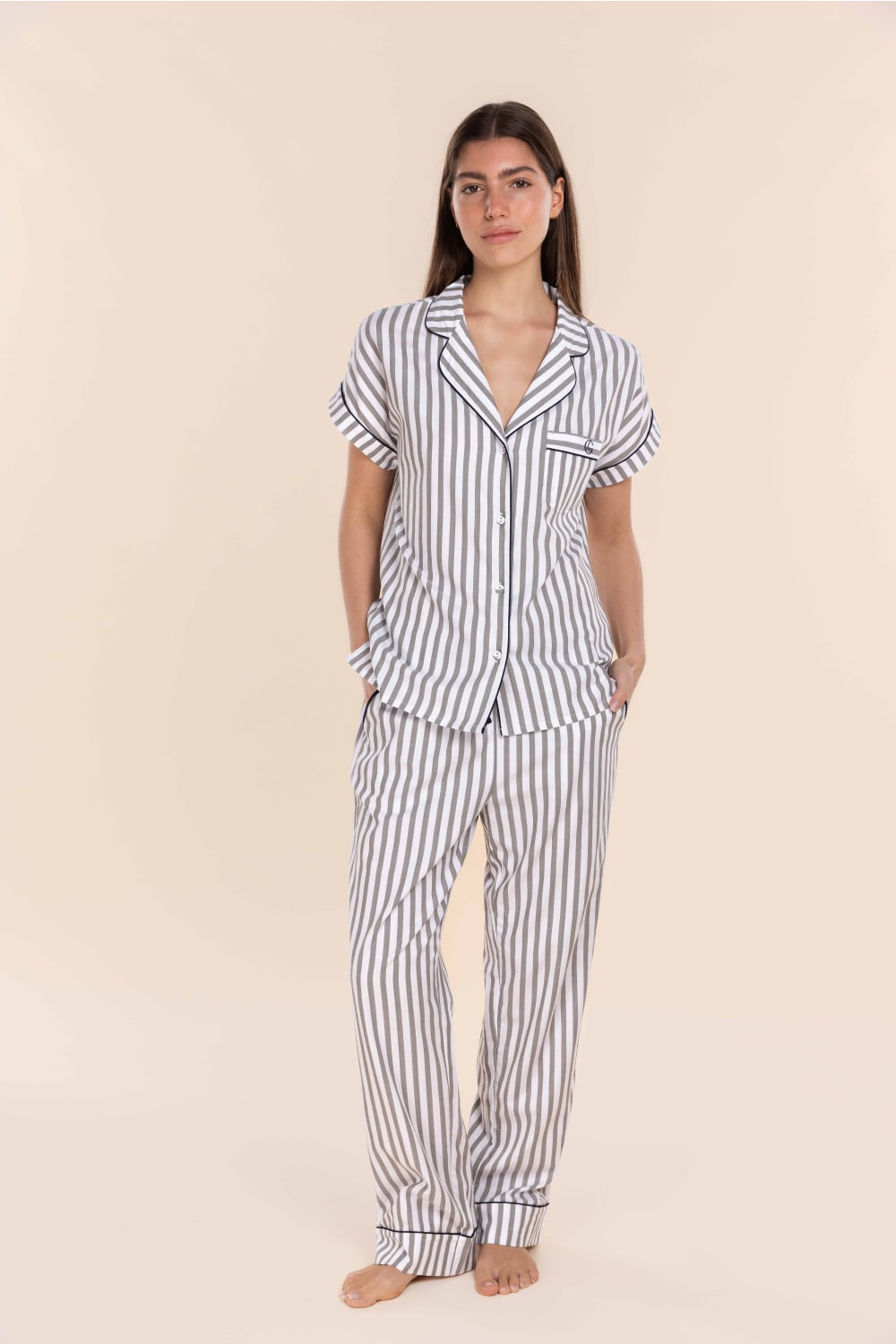 Winona Cotton Long PJ Set