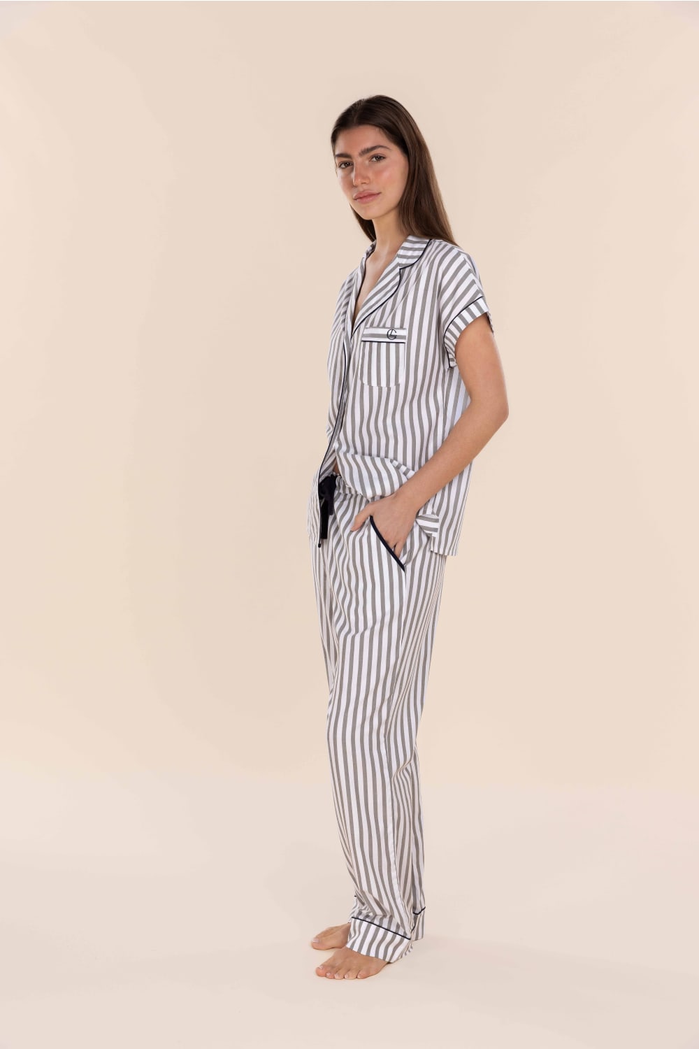 Winona Cotton Long PJ Set